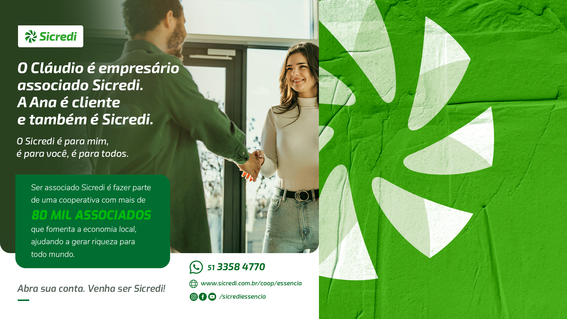 Sicredi Essência - 80 mil associados