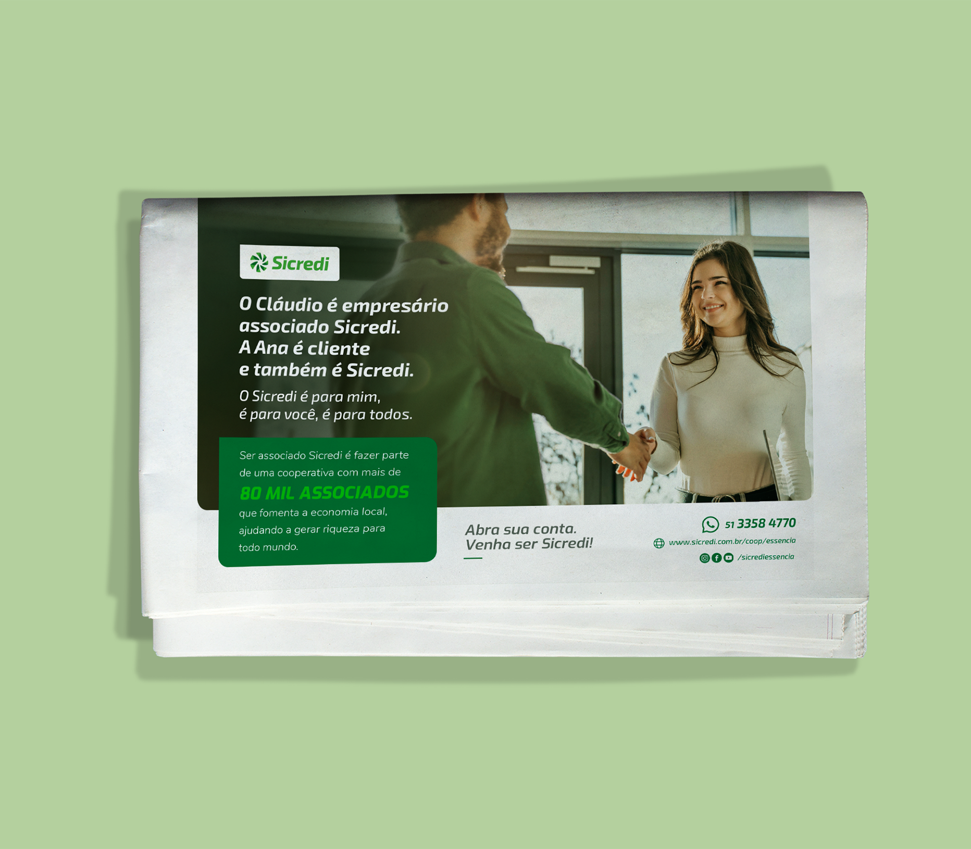 Sicredi Essência - 80 mil associados