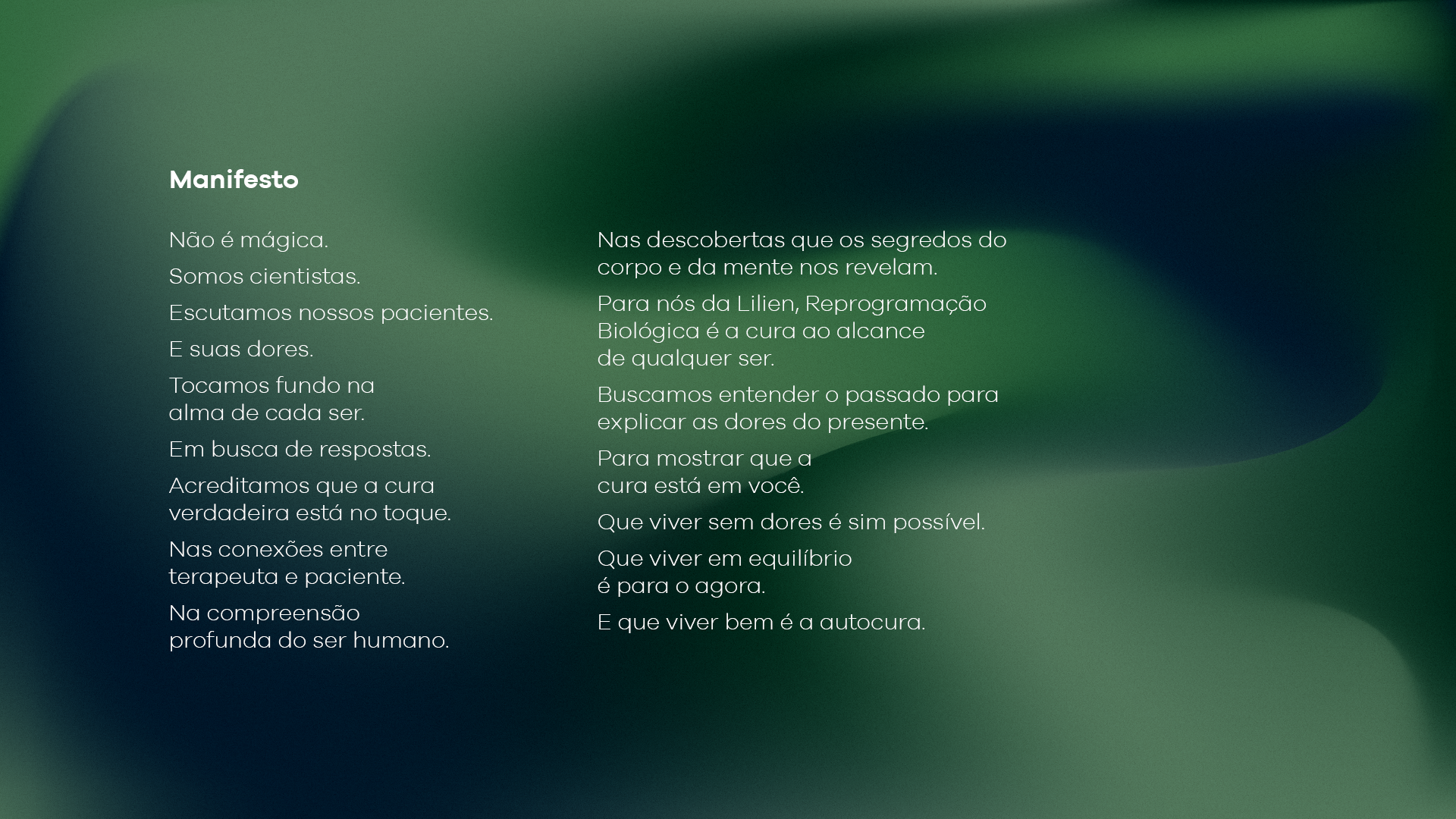 Lilien Reprogramação Biológica - Identidade visual
